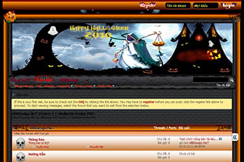 Skin vbb forum Halloween- Skin vBullentin 4.2 Halloween