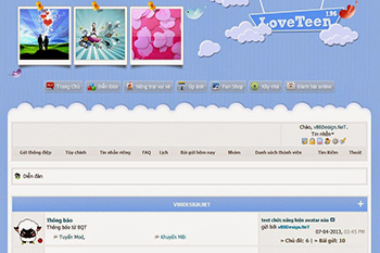 Skin Love Teen vbb4 - Skin forum teen xanh dương đẹp