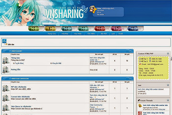 Skin vbb3 forum vnSharing - Skin forum truyện tranh manga