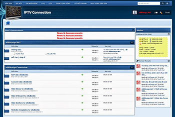 Skin IPBoard cho vBullentin - Skin IPTV Connection cho forum CNTT